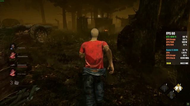 Dead by Daylight Gameplay on Ryzen 5 3600 + Nvidia GTX 1070 Ti смотреть онлайн