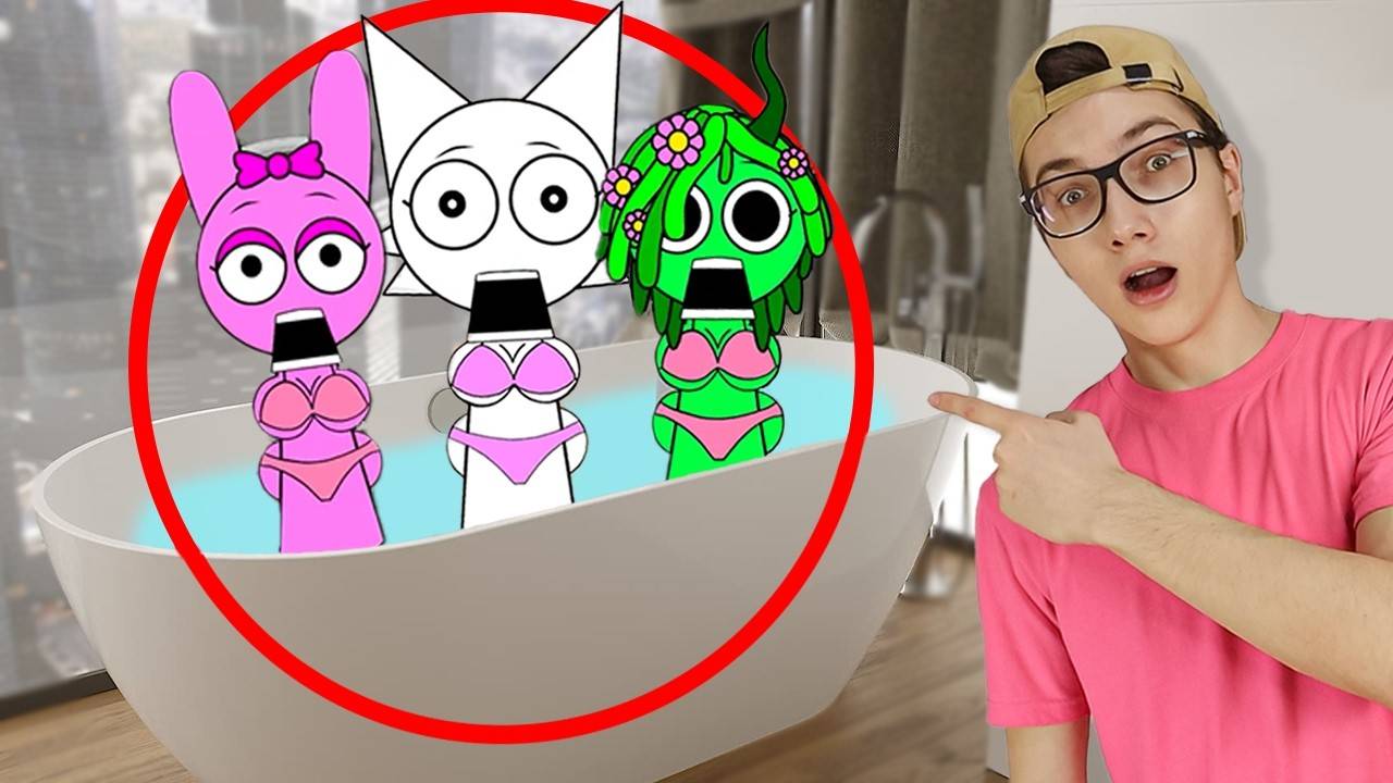 😳 Спрунки Бегают у меня Дома.. (sprunki анимации) смотреть онлайн