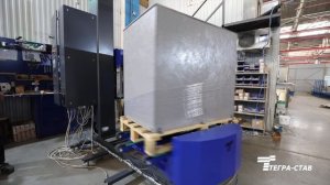 Автоматический паллетообмотчик СТО-А с цепным конвейером