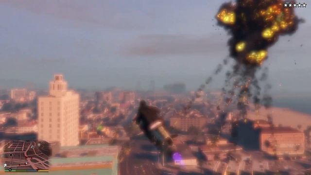 Police Chase in Oppressor MK II - GTA V Gameplay смотреть онлайн