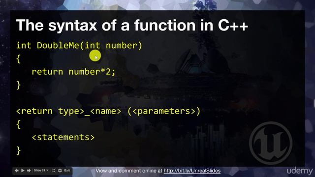 [Udemy UE4 C++] 014 C Function Syntax смотреть онлайн