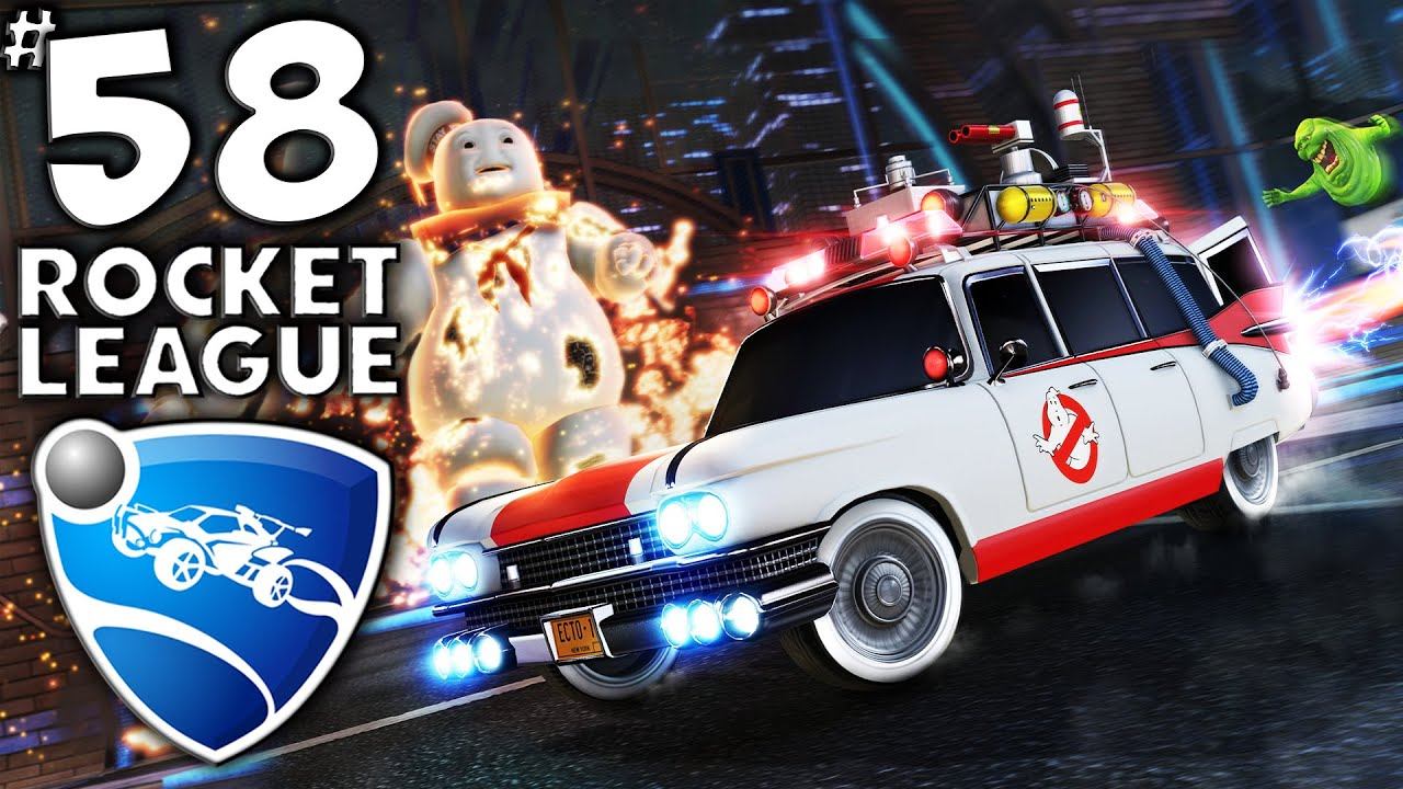 Rocket League Ghostbusters Ecto-1 Car Pack - Новый Режим Охотники за Привидениями #58 смотреть онлайн