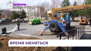 В Хороле приступили к благоустройству площади