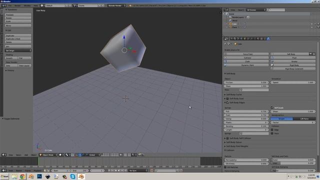 Blender 3D Basics - 10. Soft Body Dynamics (हिंदी ) смотреть онлайн