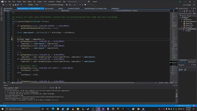 OpenGL Quick Camera Adjustment