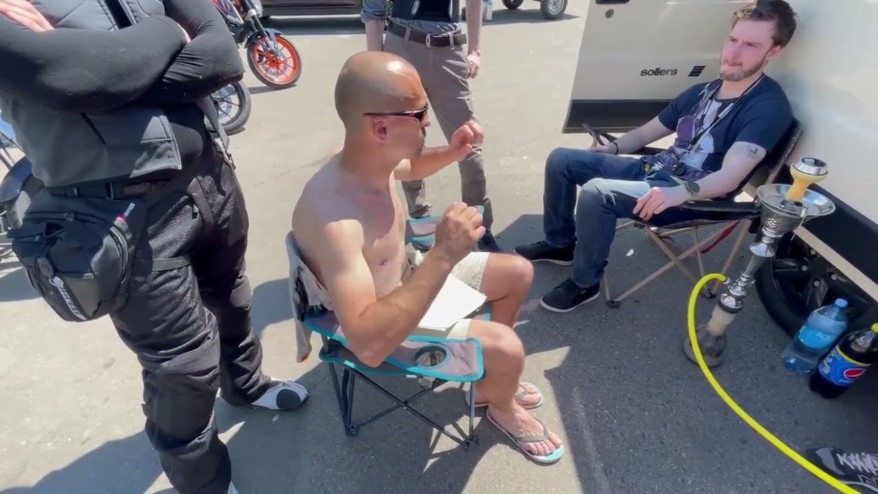 Мотошкола Pravanamoto на треке. Инструктаж перед тренировкой.