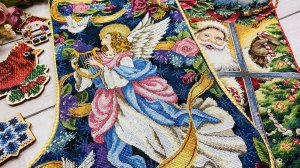 22. Романтичная вышивальщица - финиш работы/Новый конверт для вышивки/Оформление сапожков Dimensions