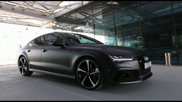 2017 605hp Audi RS7 Performance The details of the beast Daytona matte gray смотреть онлайн