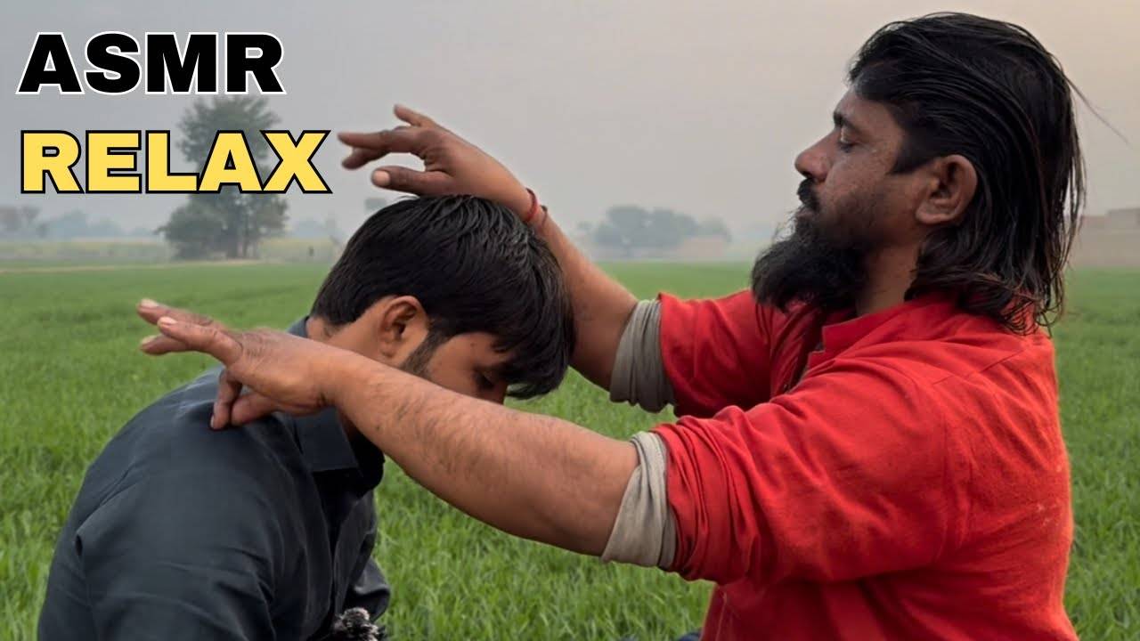 Calming ASMR Head Massage for Insomnia & Stress Relief ｜ Baba Bengali #pakistanimassage смотреть онлайн