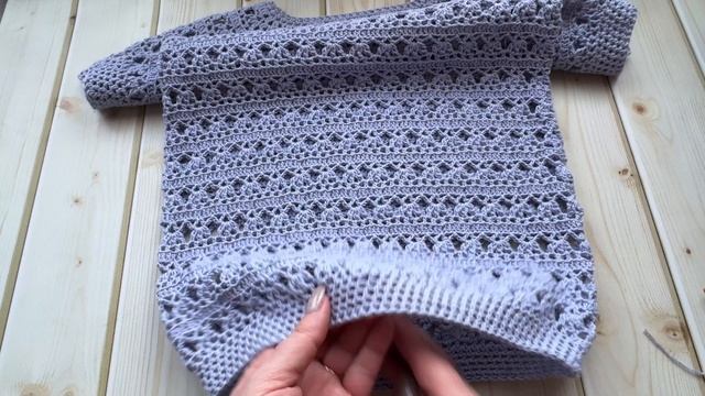 Футболка крючком