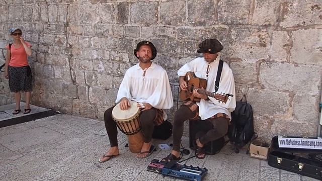 Old City of Dubrovnik - "The Fortress" street musicians смотреть онлайн