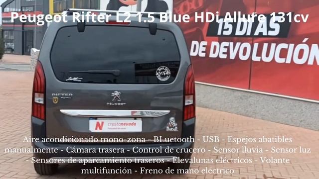 Coches de Segunda mano - Peugeot Rifter L2 1.5 Blue HDi Allure 131cv смотреть онлайн