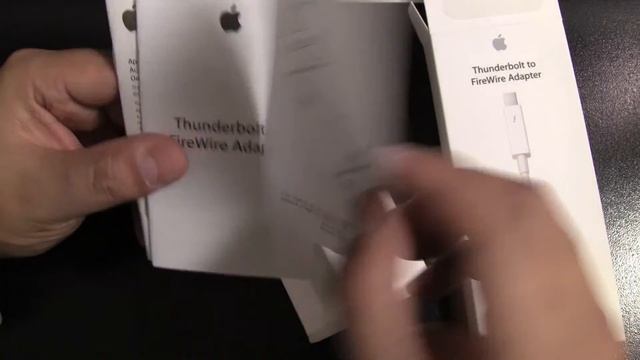 Apple Thunderbolt to Firewire 800 Unboxing смотреть онлайн