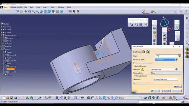 CATIA V5 BASIC PART DESIGN PART смотреть онлайн