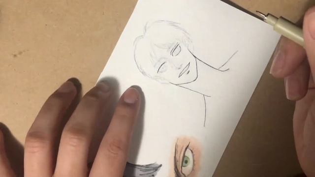 DRAW WITH ME! inking for the first time with sakura pigma micron pens✍🏼 смотреть онлайн
