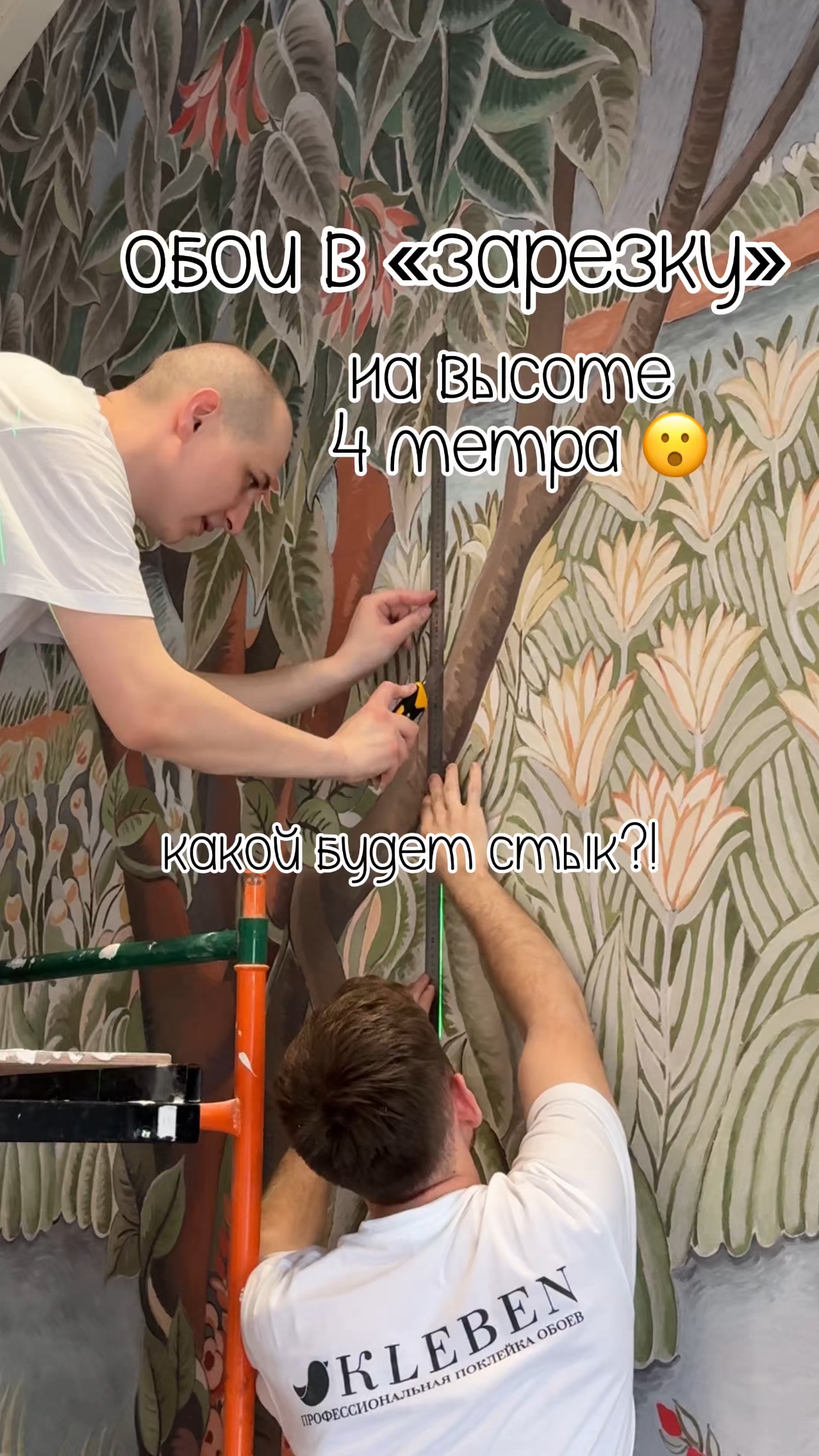 KLEBEN поклейка обоев