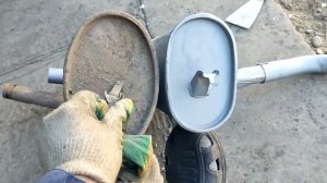 ока . штатный глушитель.