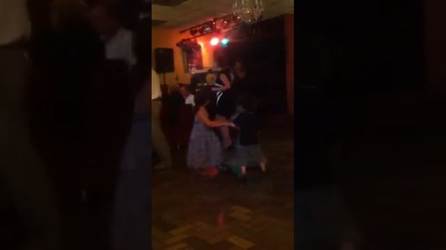 Kids dancing at a Russian restaurant in Denver (Check out the MULLET guy!!) смотреть онлайн