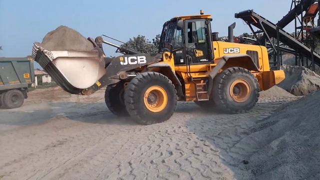 Wheel Loader JCB 455zx Loading Damper Meterial Dust смотреть онлайн