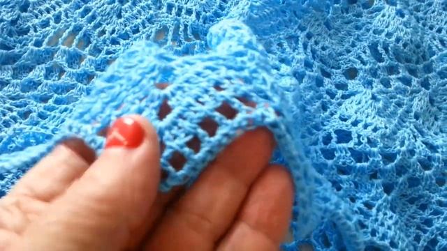 Платье ажурное крючком _Как связать платье_Хлопок смотреть онлайн