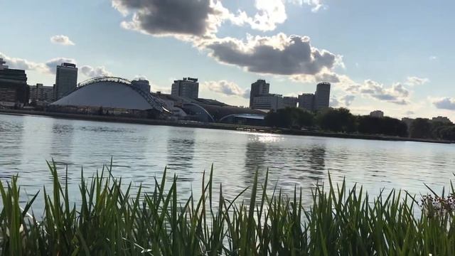 Minsk Belarus, набережная Свислочи смотреть онлайн