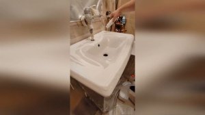 Реставрация раковины акрилом