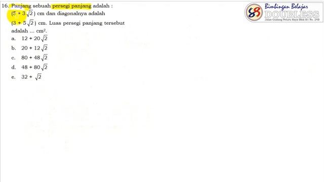 #pertemuan 05 Trik dan Cara Mudah Mengerjakan Soal Bentuk Akar Persiapan ulangan harian bentuk akar