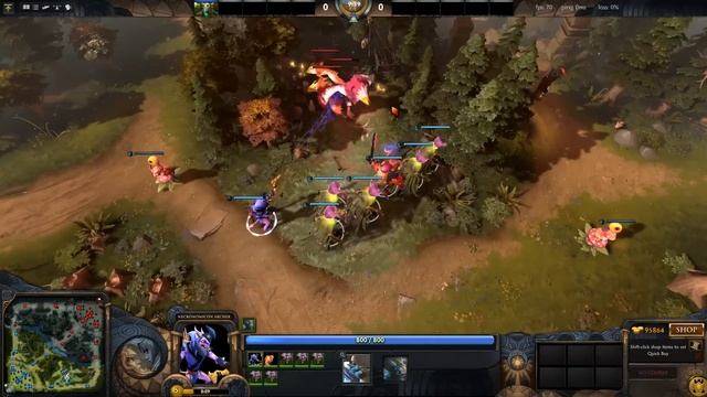 Dota 2 - Controlando várias unidades смотреть онлайн
