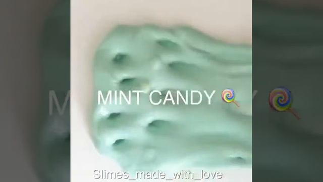 Слайм МЯТНАЯ КОНФЕТКА 🍭| @slimes_made_with_love ❤️ смотреть онлайн