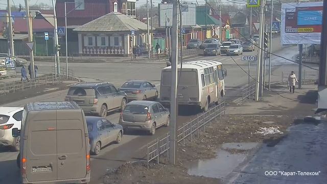 Перекросток улиц 7-я Северная и Герцена, Карат-Телеком, BEWARD BD133P смотреть онлайн
