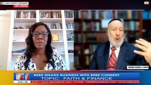 BEBE MEANS BUSINESS BY BEBE CLEMENT FT RABBI DANIEL LAPIN- FAITH & FINANCE