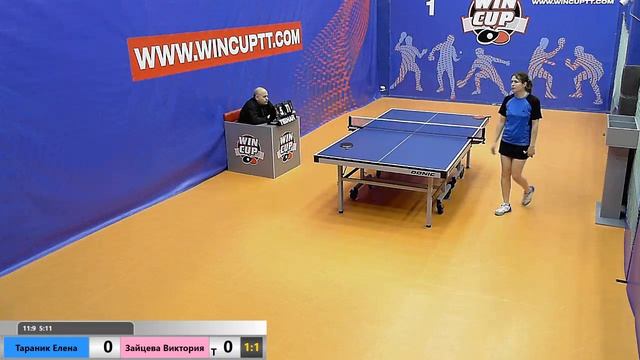 Тараник Елена 1-3 Зайцева Виктория Восток 4 WIN CUP 30.01.2020 Прямой эфир смотреть онлайн