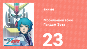 Мобильный воин Гандам Зета 23 серия (аниме-сериал, 1985)