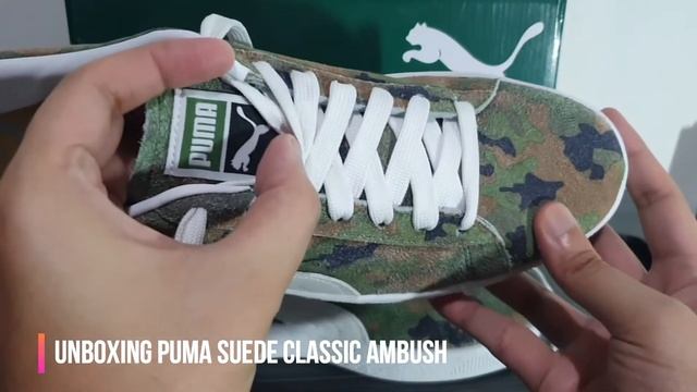 Unboxing | Sepatu Puma Classic Suede Ambush смотреть онлайн