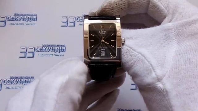 Casio BEM-100L-1AVEF часы мужские кварцевые видео обзор смотреть онлайн