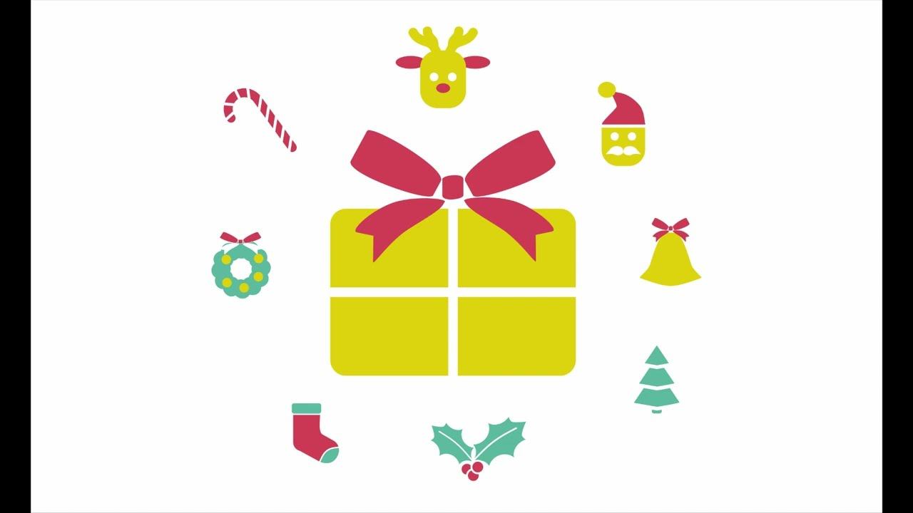 Новогодние иконки в CorelDRAW. Подарочная коробка смотреть онлайн