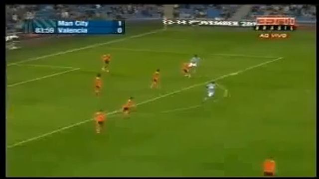 Manchester City vs Valencia Testspiel Highlights August 2010 смотреть онлайн