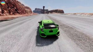 Гонки на выживание! Кто первым соберёт нужные предметы? Гоша и Чич. Beamng drive.