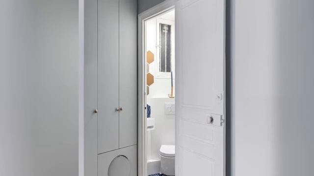 75 Cement Tile Powder Room With White Walls Design Ideas You'll Love ☆ смотреть онлайн