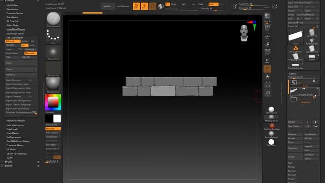 Trim from 3ds Max to ZBrush prt2 смотреть онлайн