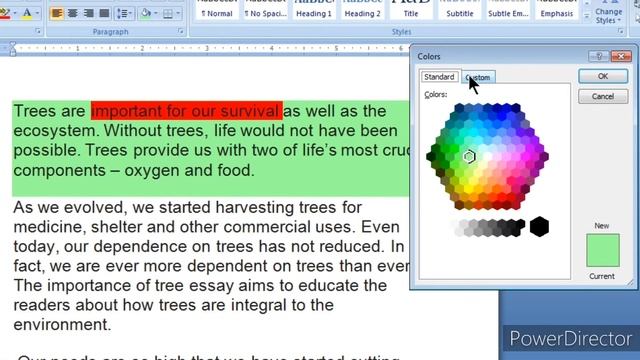 SHADING | COLOR MODEL RGB, HSL | IN MS WORD DETAIL EXPLAIN IN HINDI смотреть онлайн
