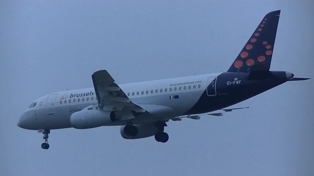 Brussels Airlines Sukhoi Superjet-100 Landing Zaventem смотреть онлайн