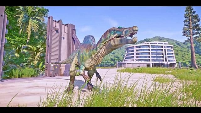 King Kong Mod, Acrocanthosaurus, Pycnonemesaurus VS Ichtyovenator, Alberto, Jurassic World Evolutio