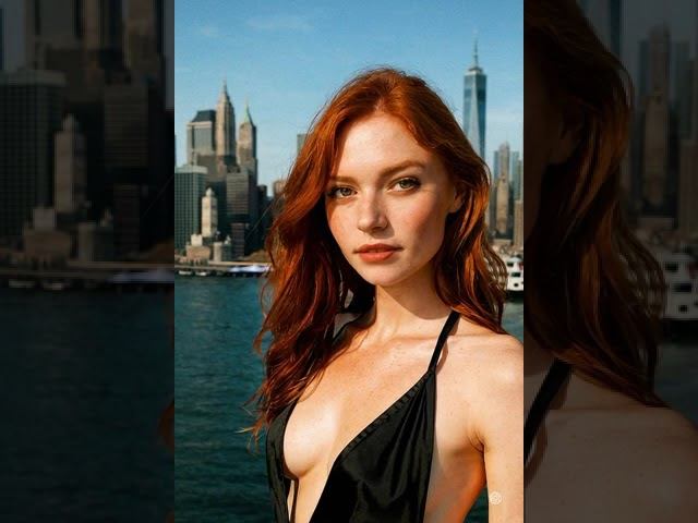Redhead Beauty in New York City | Stunning Sunset Vibes by the Water” смотреть онлайн