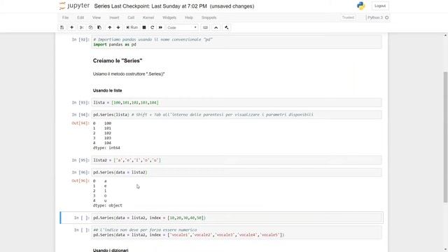 01 - Python e Pandas: Le Series смотреть онлайн