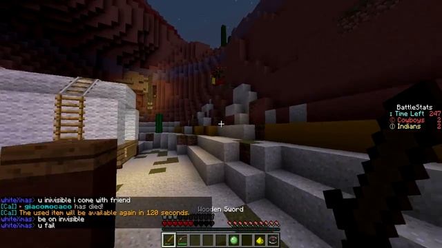 Minecraft Mini Games Cowboys And Indians - CAPTURING THE LEADER смотреть онлайн