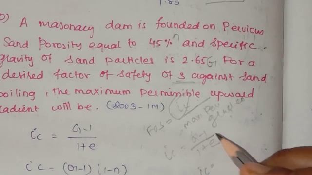 Soil Mechanics Q / A Discussion - 7 Seepage Pressure