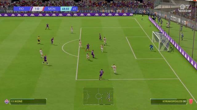 EA FC 24 ACF Fiorentina Vs AC Monza Serie A