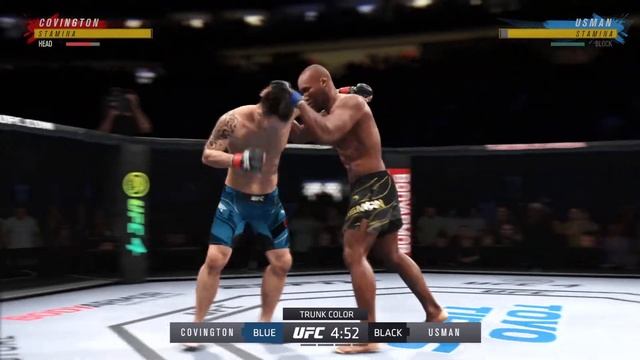 EA SPORTS UFC 4 Covington Vs Usman - Open Weight - UFC Simulation Fight