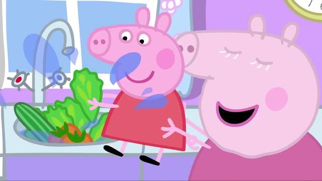 Свинка Пеппа - Обед (10 серия) смотреть онлайн